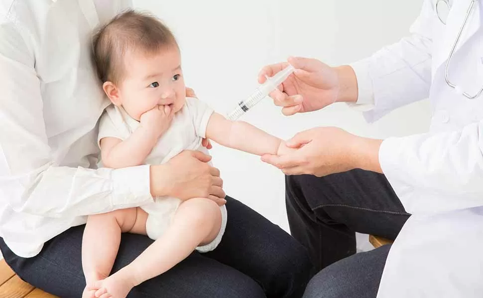お子様の予防接種